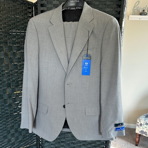 Nautica Other - Nautica Men's Classic Gray Suit 36S W30